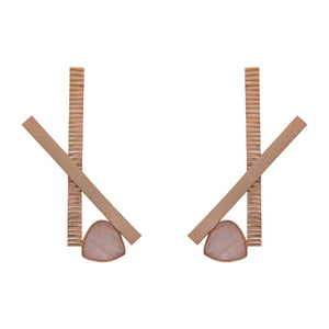 Stick & Stone Earrings by Prix.ti