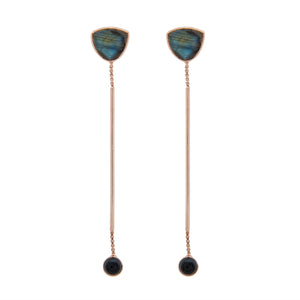 Hanging In There Drop Earrings Labradorite by Prix.ti