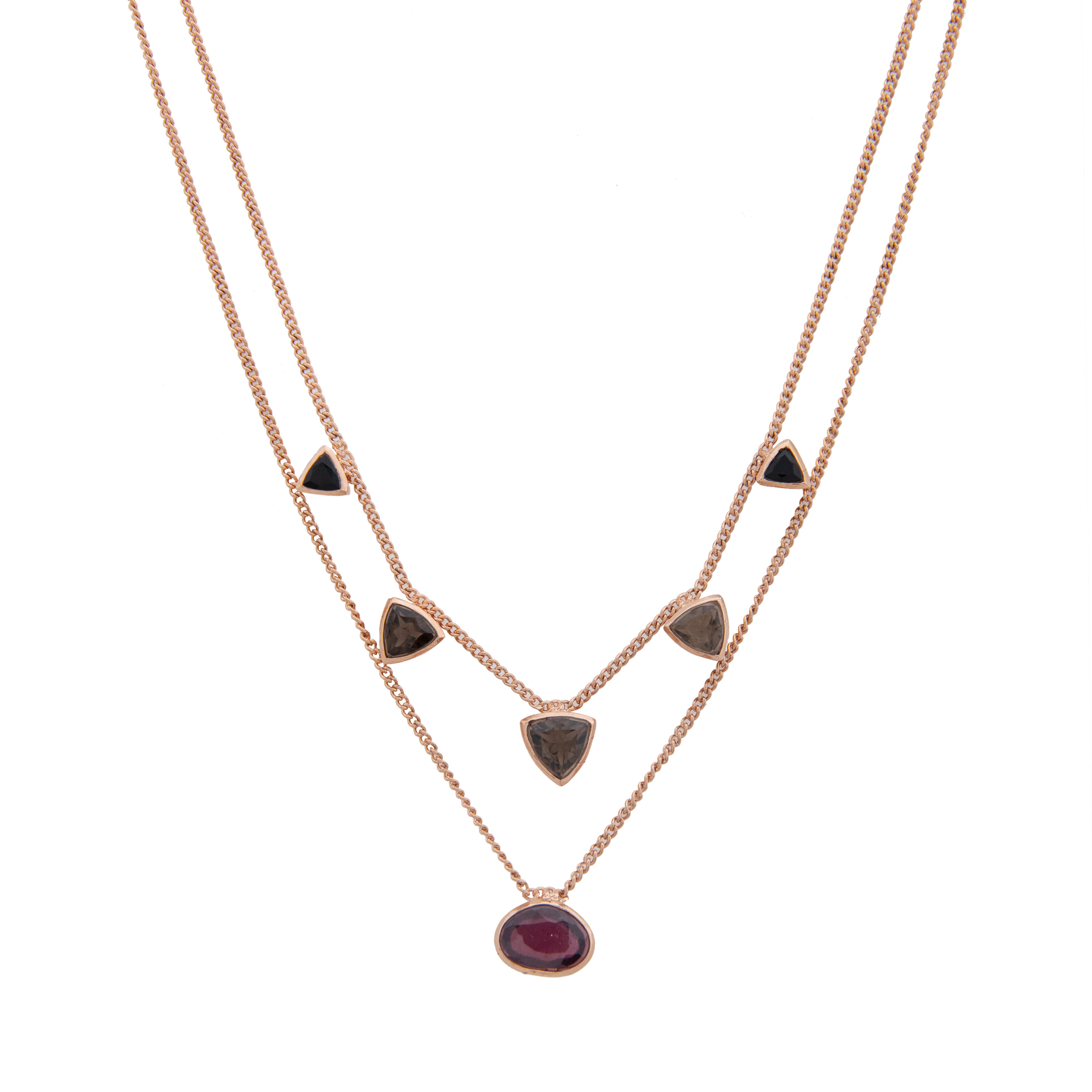 Love for Triangles Stackable Necklace