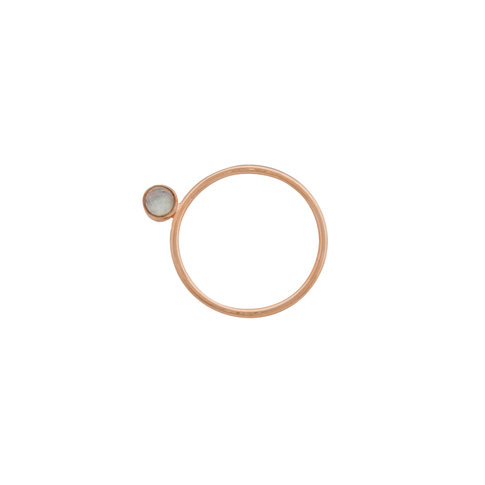 Ami Circle Labradorite Ring