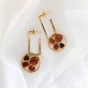 Strawberry Mosaic Earrings